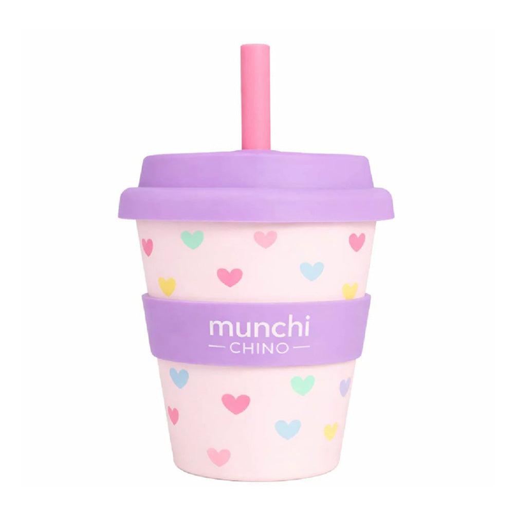 Munchi 4oz Babychino Cups with Straw