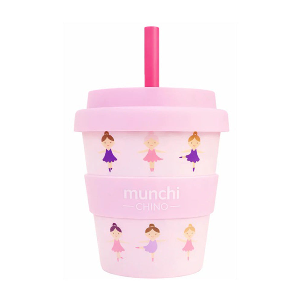 Munchi 4oz Babychino Cups with Straw
