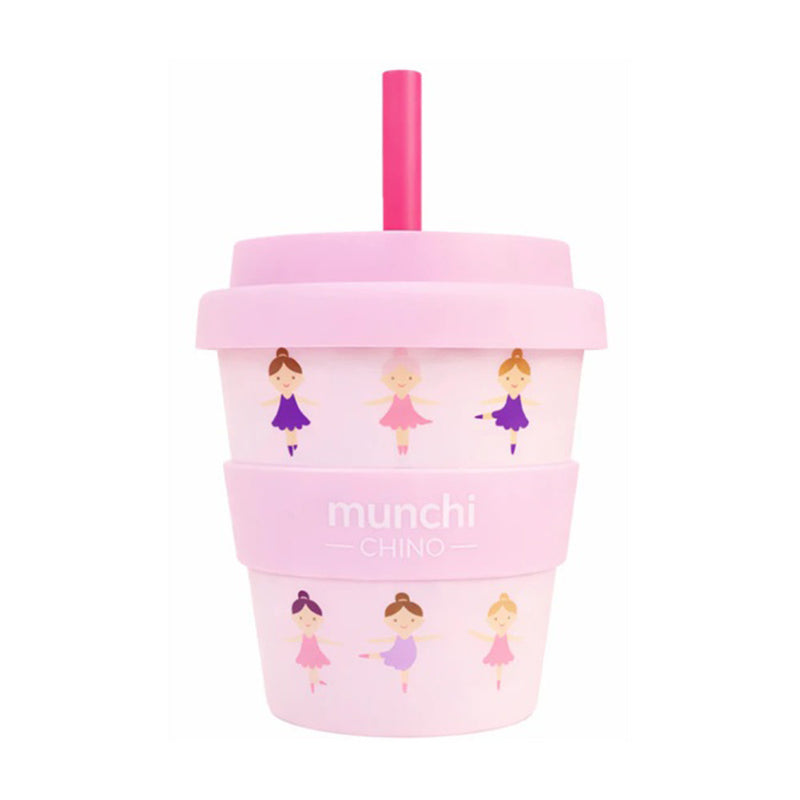Munchi 4oz Babychino Cups with Straw