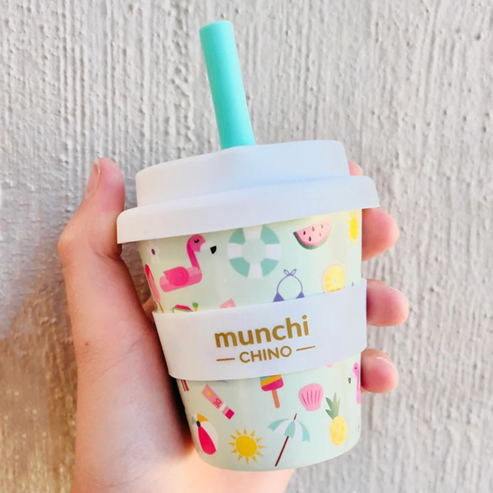 Munchi 4oz Babychino Cups with Straw