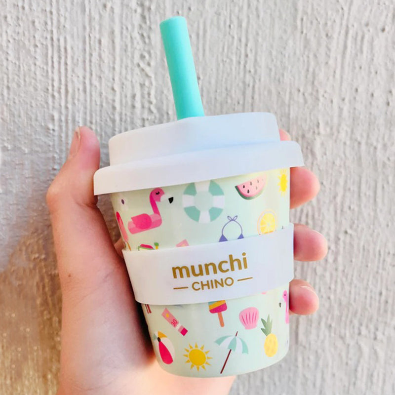 Munchi 4oz Babychino Cups with Straw