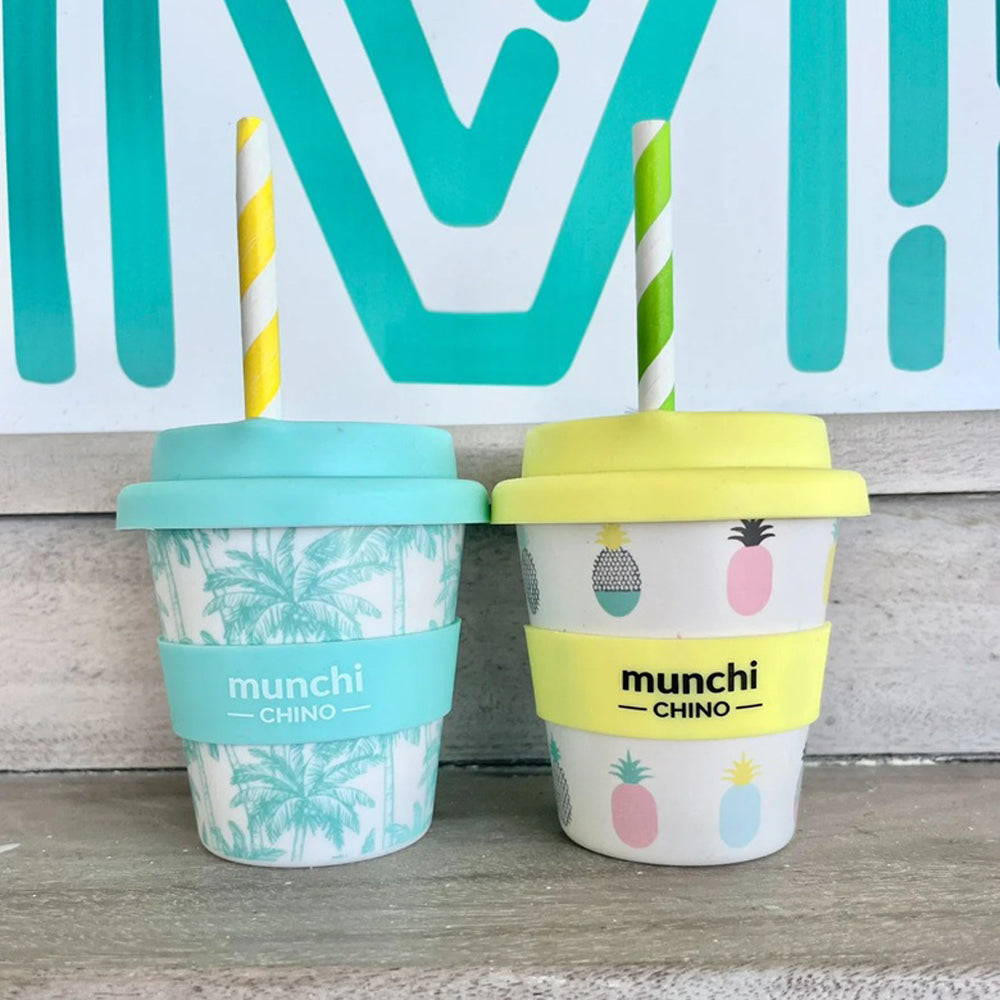 Munchi Chino Babychino Cup with Straw