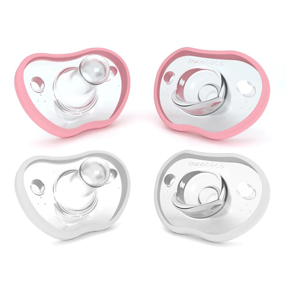 Nanobebe Flexy Pacifier 4 Pack 3+m