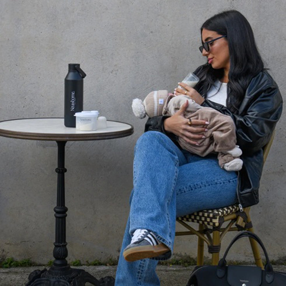 Neuwborne Formula Feeding Baby Thermos Black