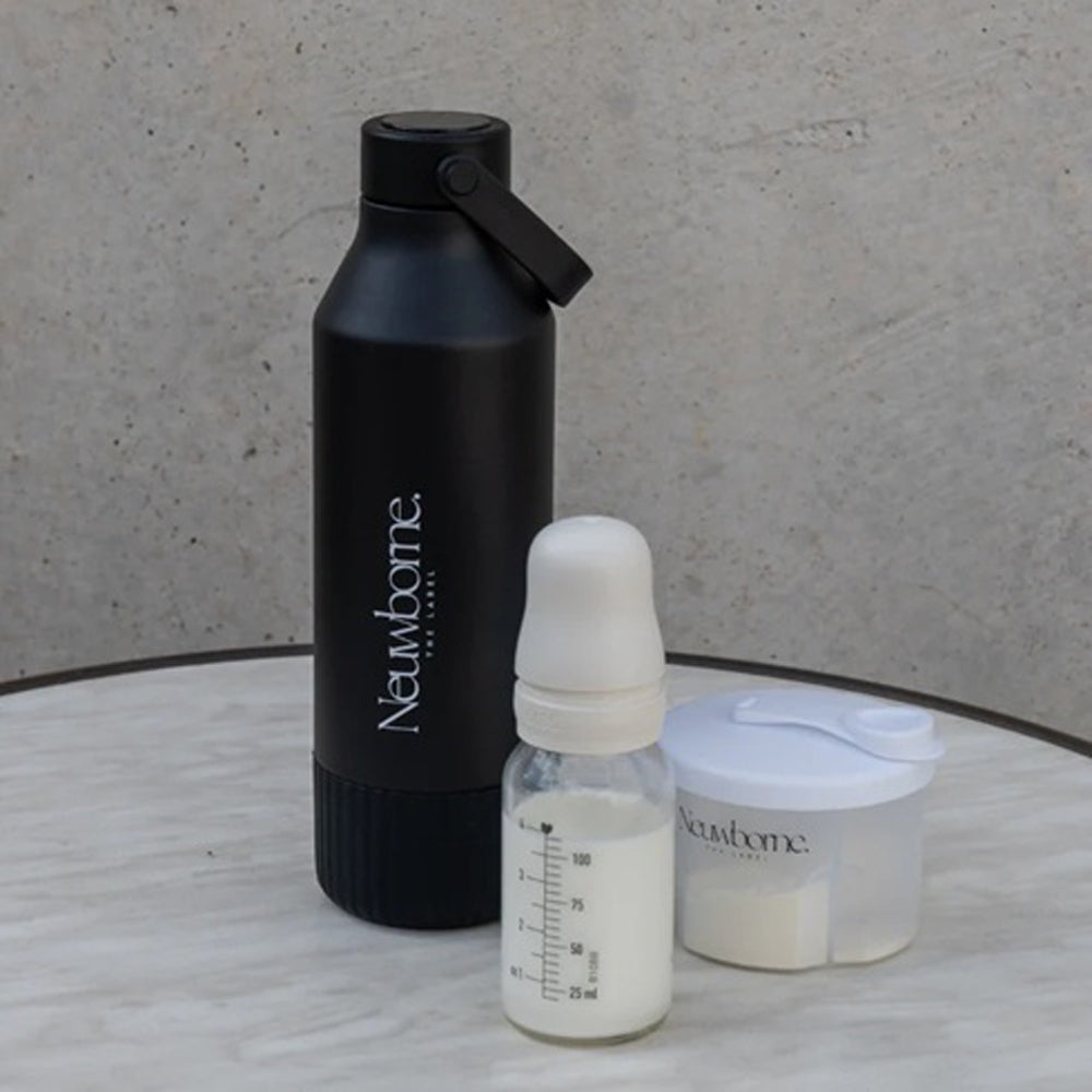Neuwborne Formula Feeding Baby Thermos Black