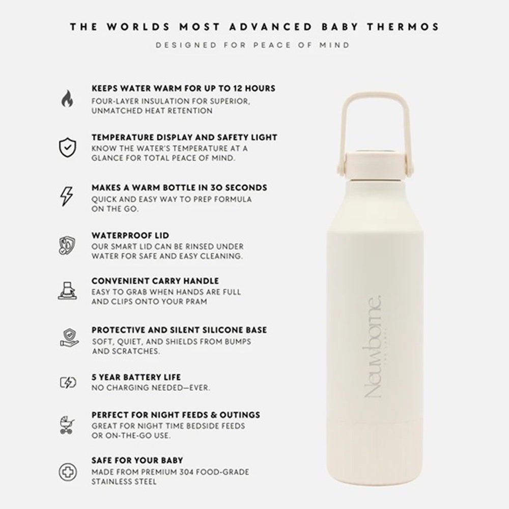 Neuwborne Formula Feeding Baby Thermos Cream