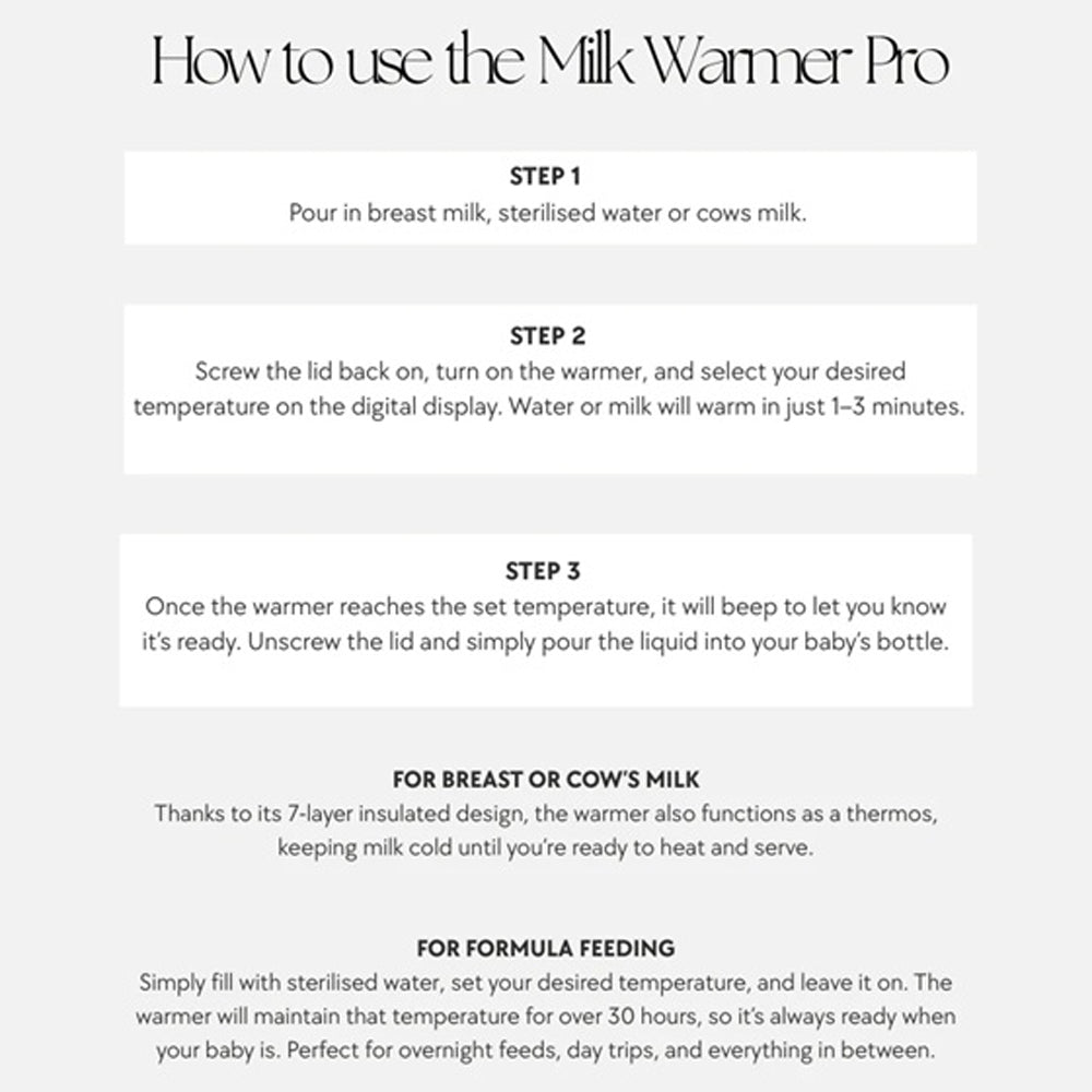 Neuwborne MilkWarmer Pro