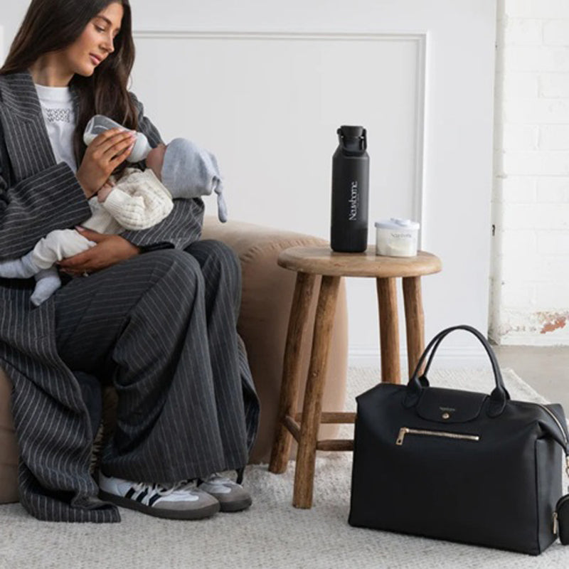 Neuwborne The Milana Carryall Nappy Bag Vegan Leather