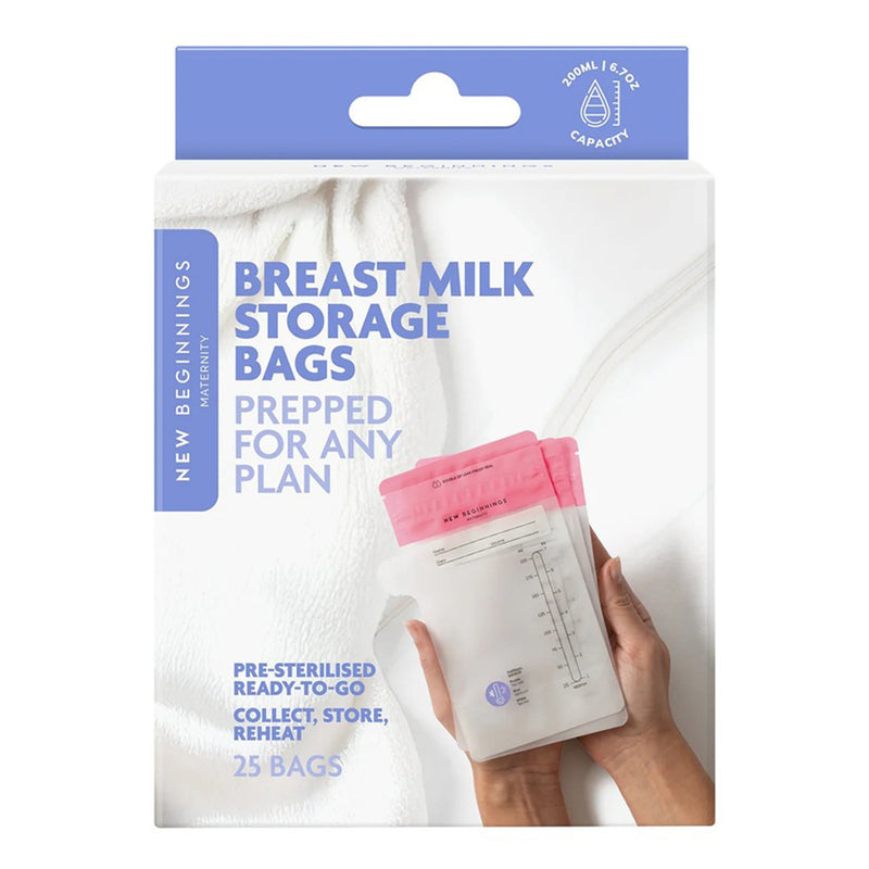 New Beginnings Breast Milk Storage Bags 25pk