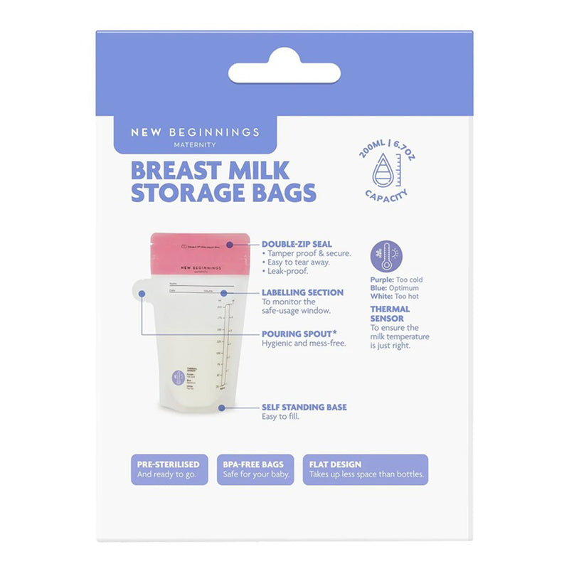 New Beginnings Breast Milk Storage Bags 25pk