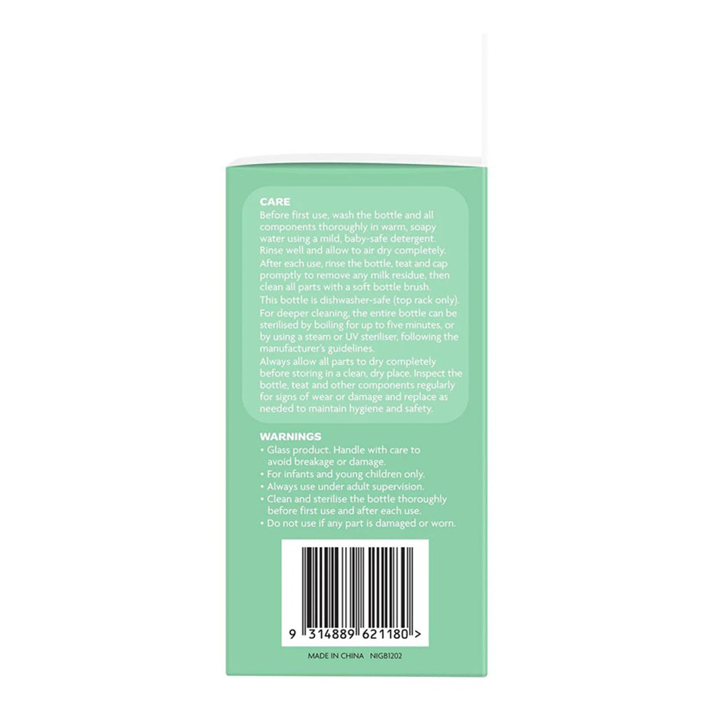 New Beginnings Classic Glass Bottle 120ml Twin Pack