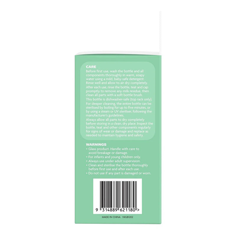 New Beginnings Classic Glass Bottle 120ml Twin Pack