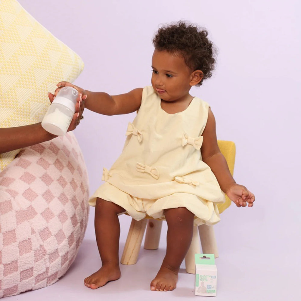 New Beginnings Glass Bottle 120ml Twin Silicone Outer