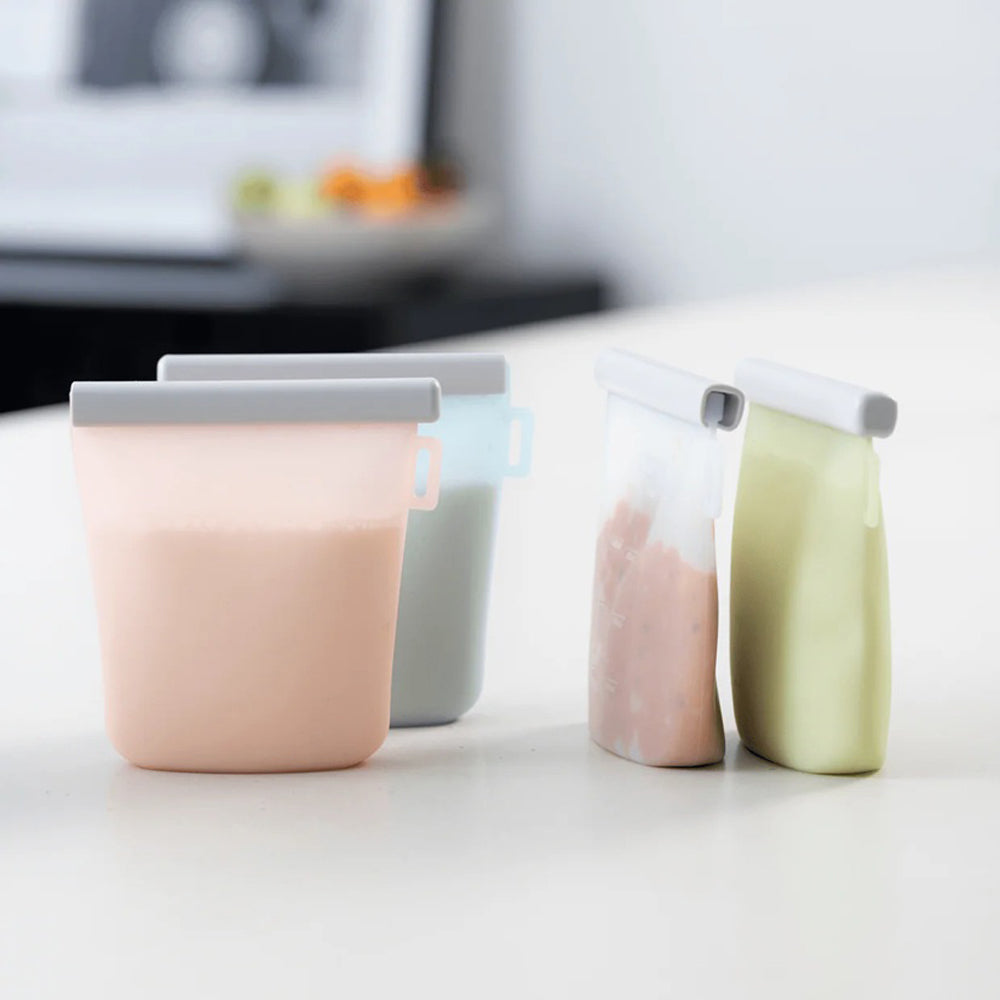 New Beginnings Silicone Storage Bags 4pk