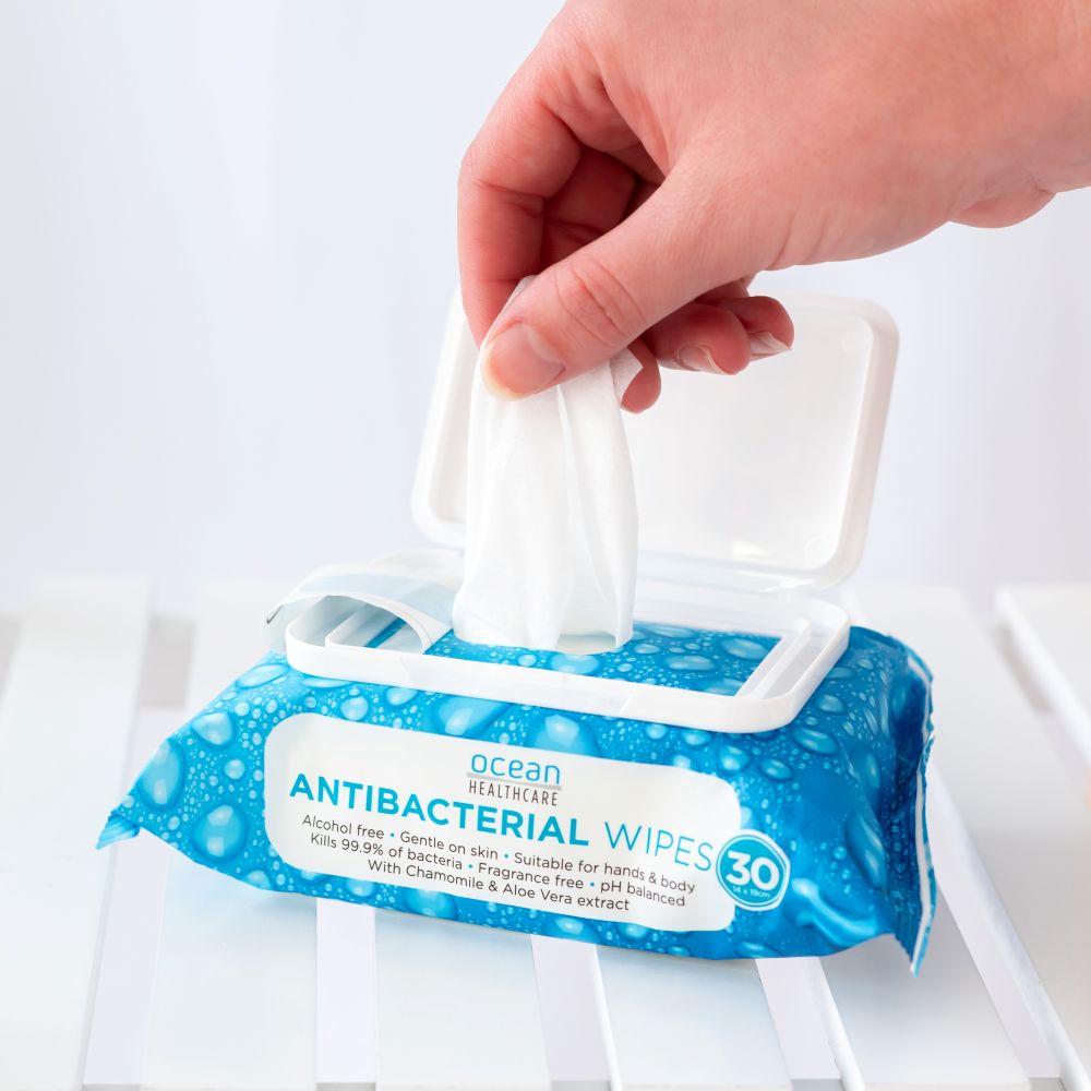 Ocean Antibacterial Wipes 30pk