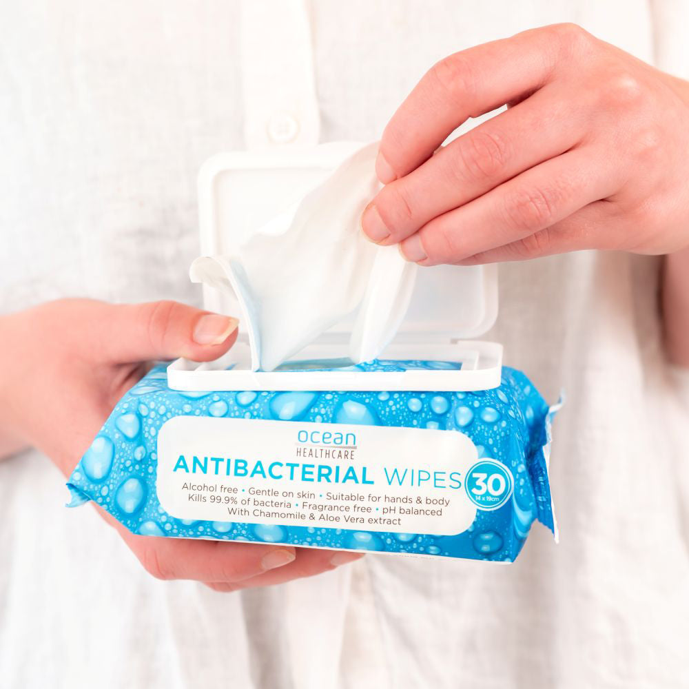 Ocean Antibacterial Wipes 30pk