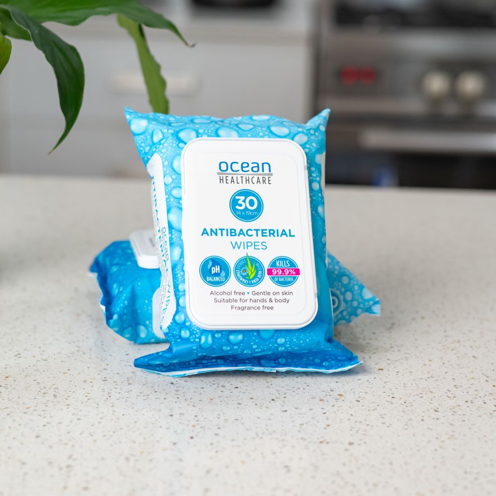 Ocean Antibacterial Wipes 30pk