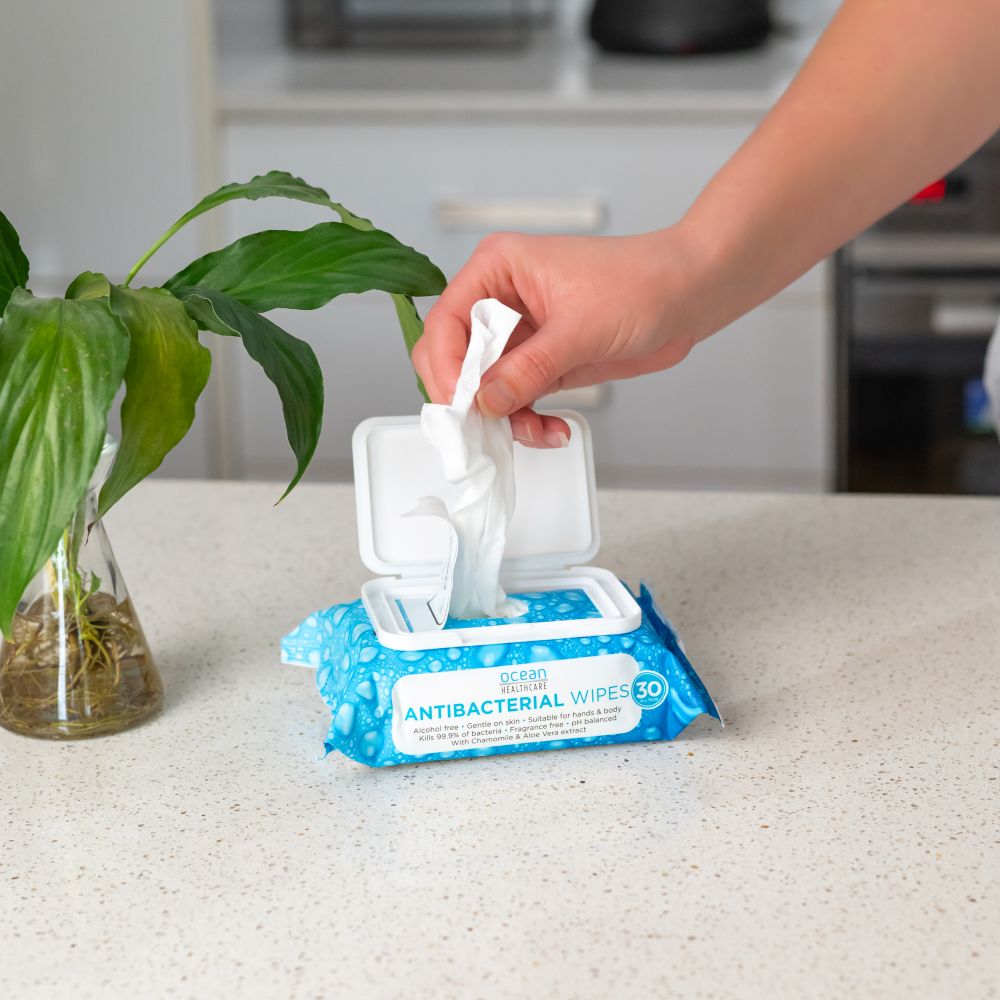 Ocean Antibacterial Wipes 30pk