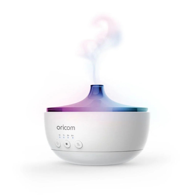 Oricom 4-in-1 Humidifier - Aroma Diffuser, Speaker & Night Light
