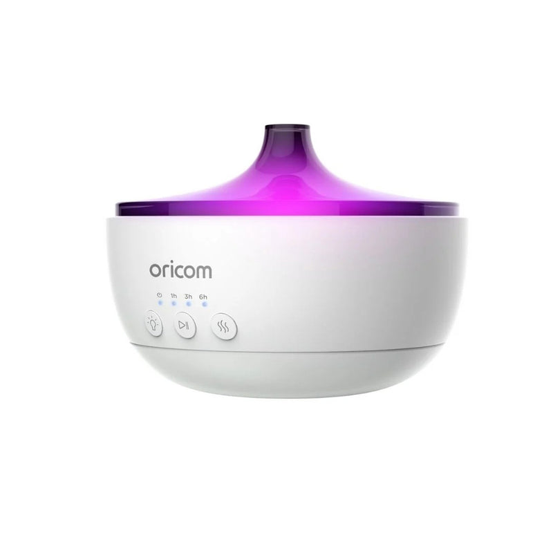 Oricom 4-in-1 Humidifier - Aroma Diffuser, Speaker & Night Light