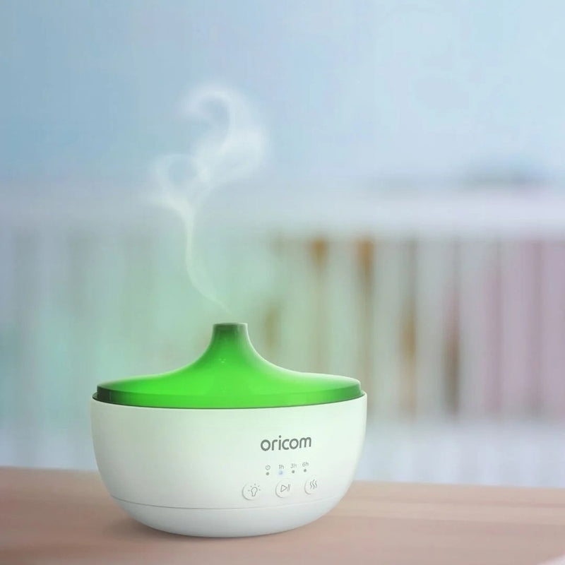 Oricom 4-in-1 Humidifier - Aroma Diffuser, Speaker & Night Light