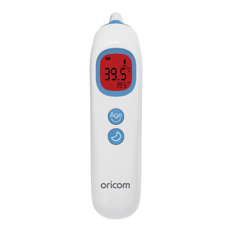 Oricom In Ear Thermometer / Colour Codes Readings / Heated Probe