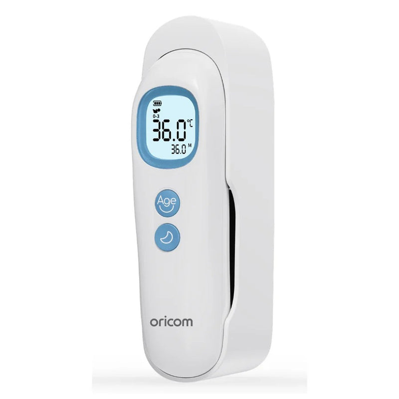 Oricom In Ear Thermometer / Colour Codes Readings / Heated Probe