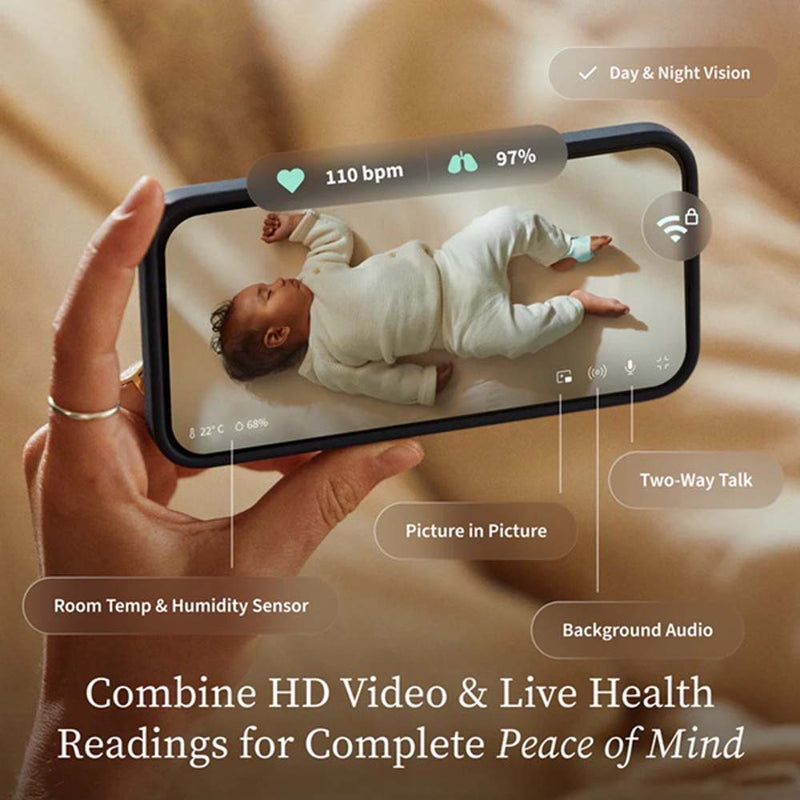 Owlet Dream Sight & Dream Sock Duo Baby Monitor