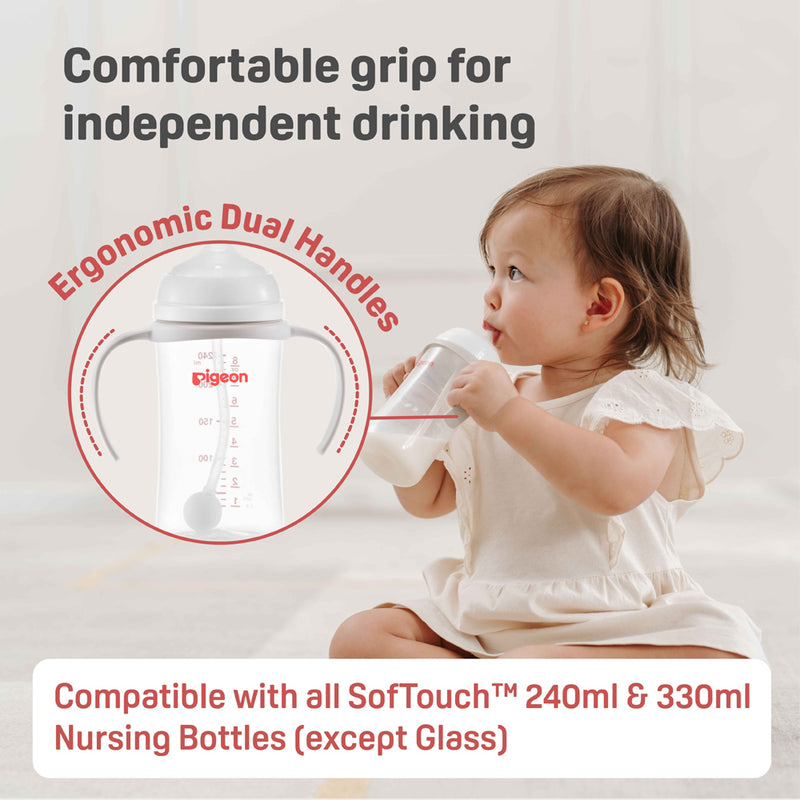 Pigeon Softouch BPP Step-Up Straw Bottle Set PP 240ml