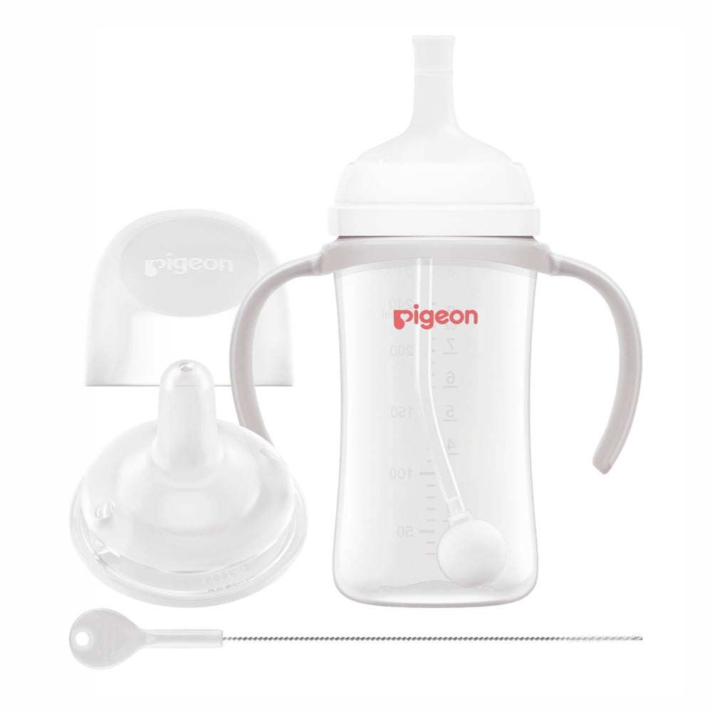 Pigeon Softouch BPP Step-Up Straw Bottle Set PP 240ml