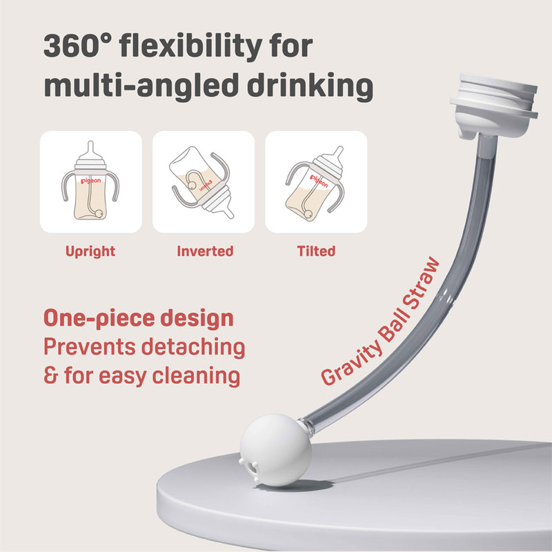 Pigeon Softouch BPP Step-Up Straw Bottle Set PP 240ml