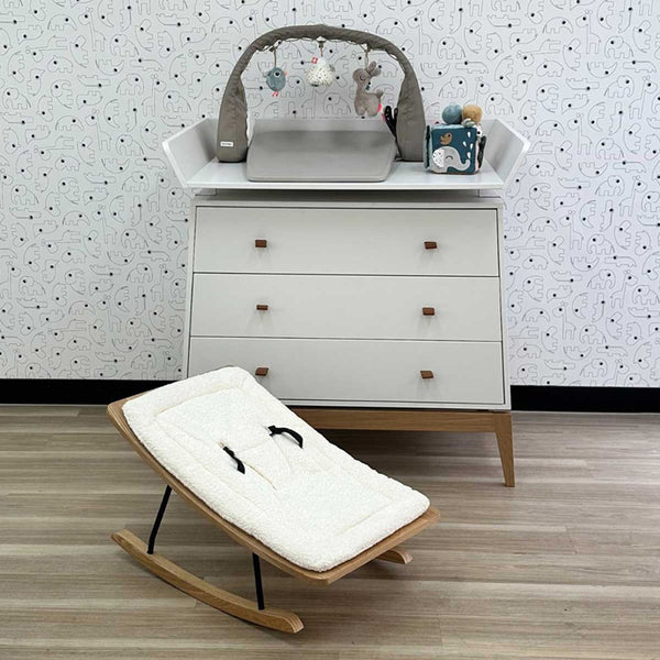 Quax Rocking Baby Bouncer Cream | Baby Village
