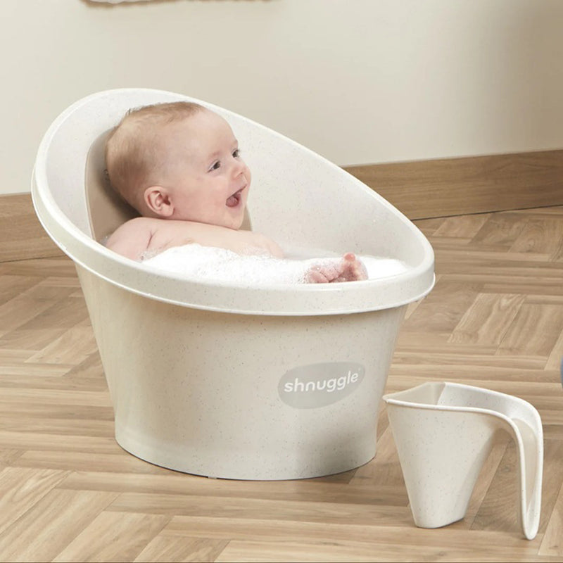 Shnuggle Baby Bath With Plug Eco Oatmeal