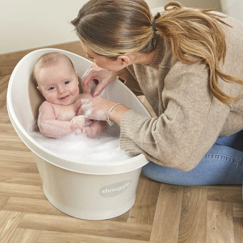 Shnuggle Baby Bath With Plug Eco Oatmeal