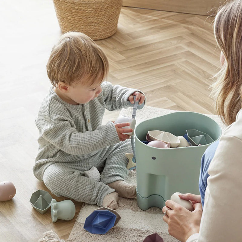 Shnuggle Ellie Storage Caddy Eucalyptus