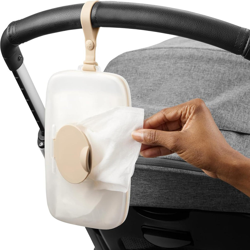 Skip Hop Grab & Go Snug Seal Wipes Case Oat