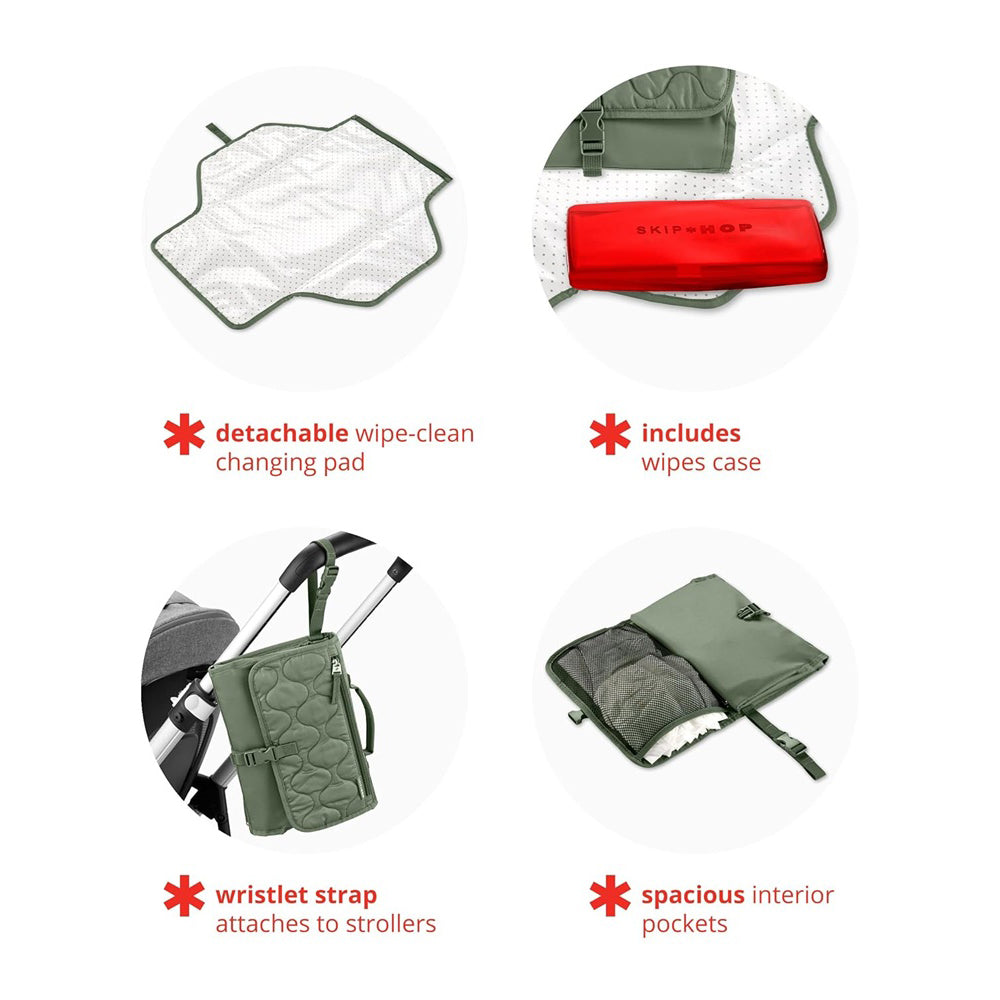 Skip Hop Pronto Signature Changing Station Dark Sage