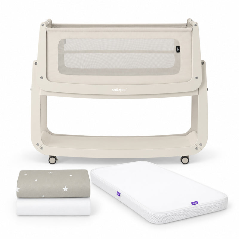 Snuz SnuzPod 5 Bedside Bassinet Essentials Bundle