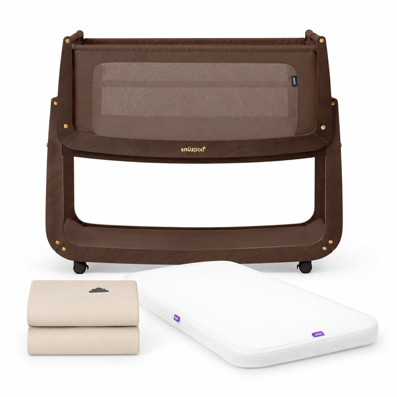 Snuz SnuzPod 5 Bedside Bassinet Essentials Bundle