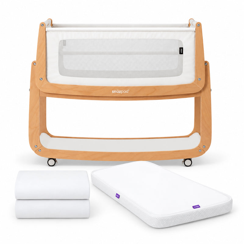 Snuz SnuzPod 5 Bedside Bassinet Essentials Bundle