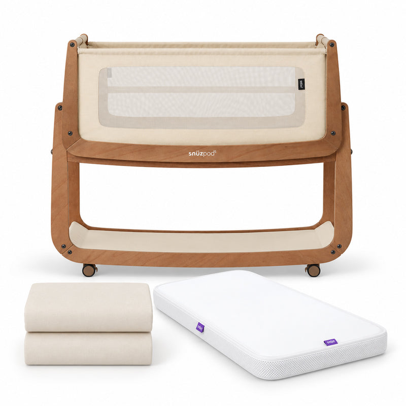 Snuz SnuzPod 5 Bedside Bassinet Essentials Bundle