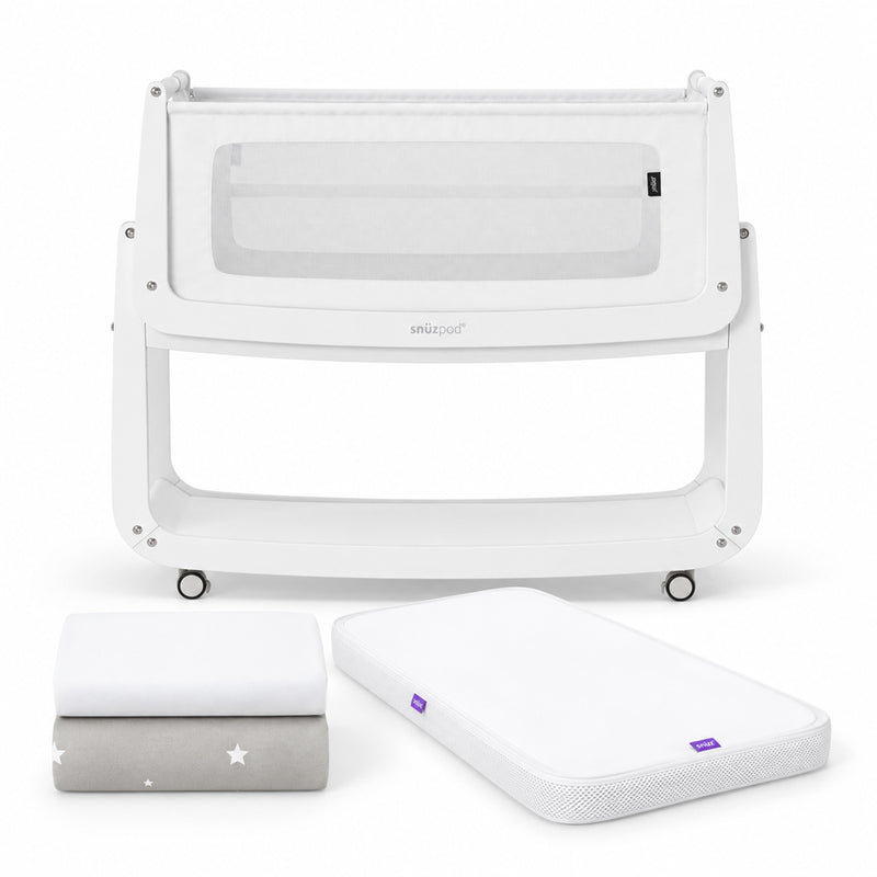 Snuz SnuzPod 5 Bedside Bassinet Essentials Bundle