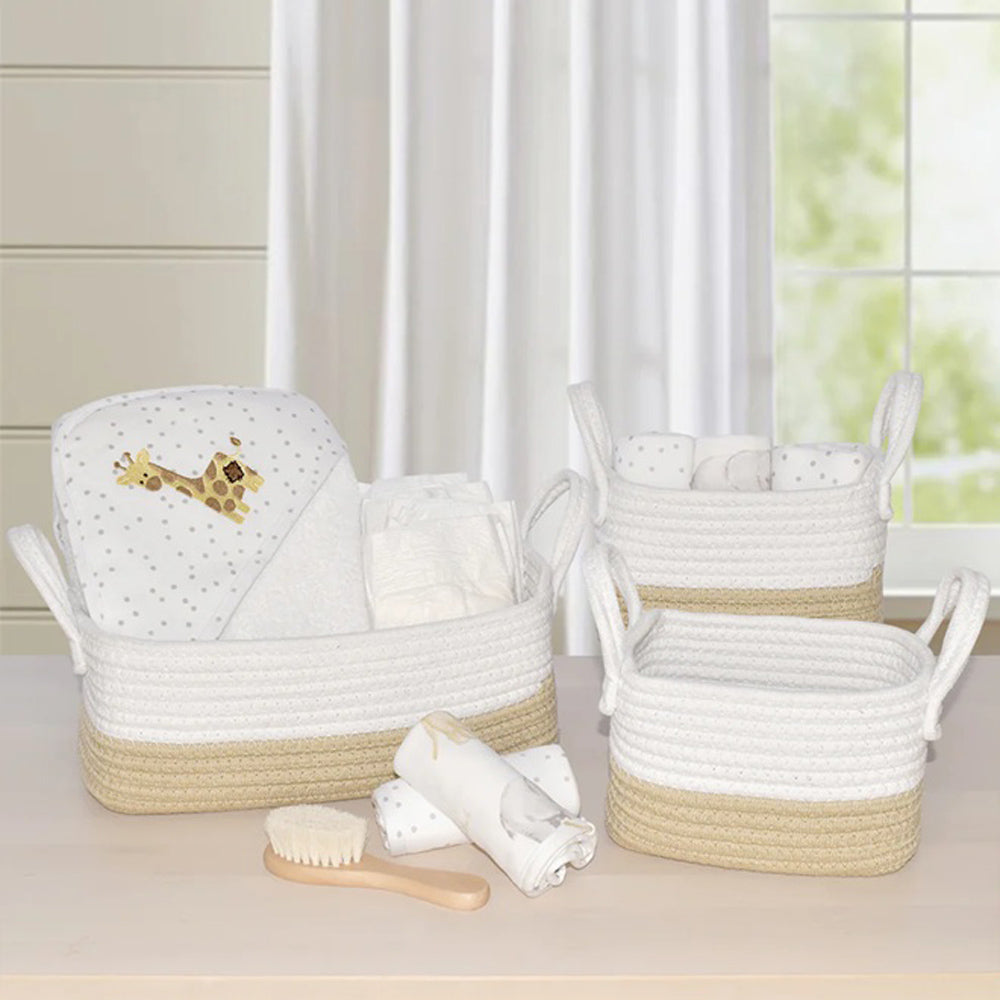 Living Textiles Cotton Rope Nursery Storage Set