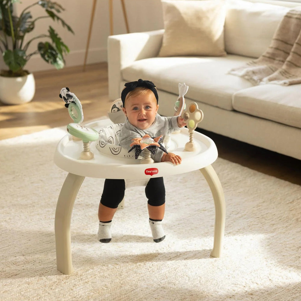Tiny Love Black & White Decor 4 in 1 Jump and Play activity Center