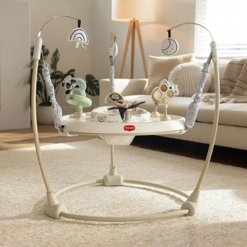 Tiny Love Black & White Decor 4 in 1 Jump and Play activity Center