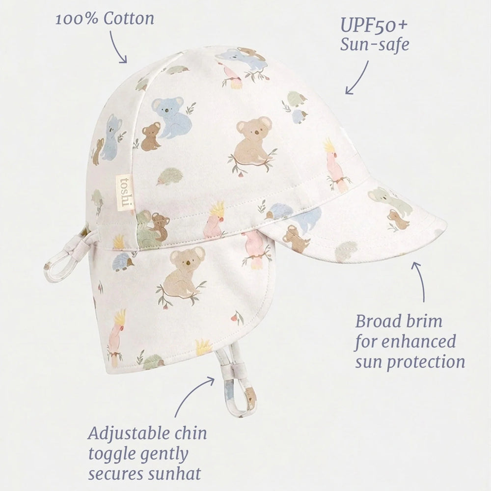 Toshi Flap Cap Arcadia