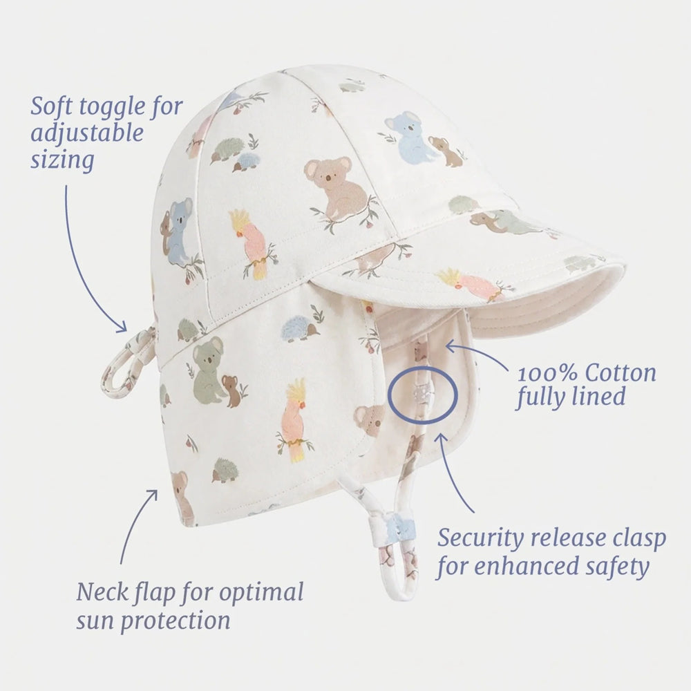 Toshi Flap Cap Arcadia