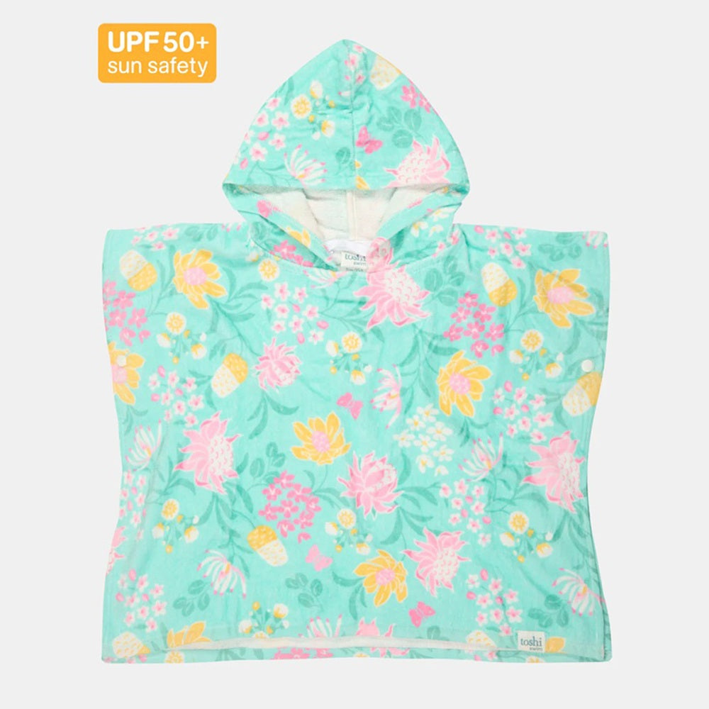 Toshi Hooded Towel Paradise Waratah Mint
