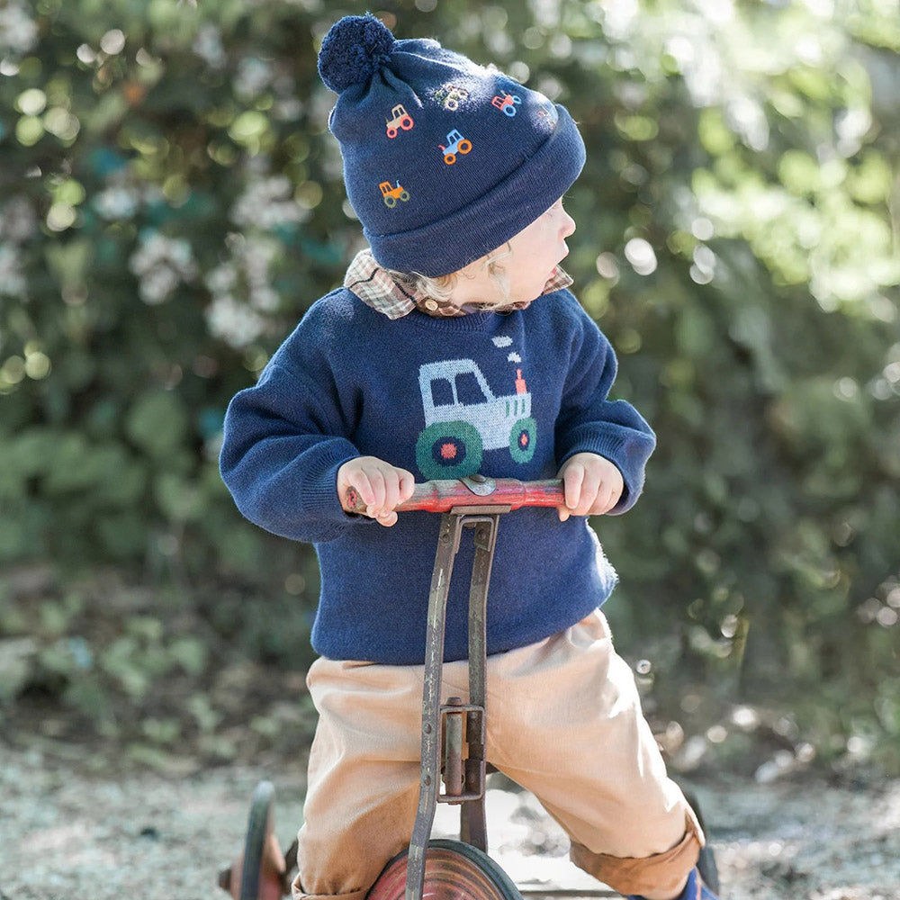 Toshi Organic Beanie Mystical Tiny Tractors