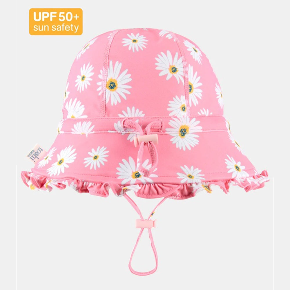 Toshi Swim Bell Hat Ripple Daisy Watermelon